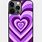 Heart Pattern Phone Case Purple