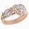 Heart Rose Gold Engagement Ring