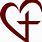 Heart and Cross Logo