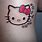 Hello Kitty Bow Tattoo