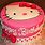Hello Kitty Face Cake
