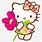 Hello Kitty Spring Flowers