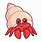 Hermit Crab Drawing Cute