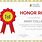 Honor Roll Certificate