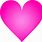 Hot Pink Heart Clip Art