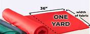 How Many Inches in Yard of Fabric