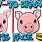How to Draw a Pig Art for Kids Hub