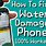 How to Fix Water Damaged Phone