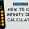 How to Make Infinite in Calculator