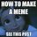 How to Make a Funny Meme