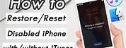 How to Reset an Disabled iPhone 6