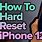 How to Restart iPhone 12