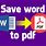 How to Save Word Doc as PDF