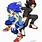 Human Sonic and Shadow