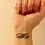 Infinity Symbol Wrist Tattoo