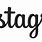 Instagram Text Logo SVG
