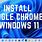 Install Google Chrome for Windows 11