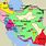 Iran Language Map