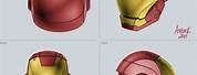 Iron Man Face Front and Back