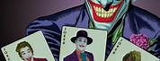 Joker Holding Card Cartoon
