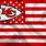 Kansas City Chiefs American Flag