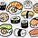 Kawaii Sushi Stickers