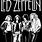 LED Zeppelin Black and White Poster