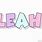 Leah Name Logo