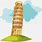 Leaning Tower Clip Art