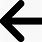 Left Arrow Symbol