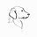 Line Drawing of a Dog