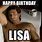 Lisa Birthday Meme