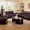 Living Rooms with Brown Leather Couches