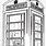 London Phone Booth Drawing