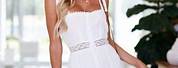 Long White Casual Beach Dress