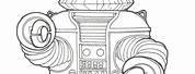 Lost in Space Robot Coloring Pages
