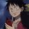 Luffy Looking at Phone Meme