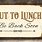 Lunch Time Signs Printable