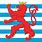 Luxembourg Lion Flag