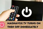 Magnavox TV Goes On and Off