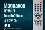 Magnavox TV Not Turning On