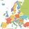MainLand Europe Map