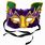 Mardi Gras Cat Mask