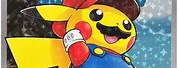 Mario Pikachu Pokemon Card