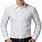 Men's Casual Long Sleeve White Shirt