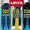 Men's Levi's Jeans Fit by Number