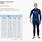 Men's Wetsuit Size Chart