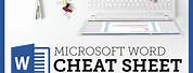 Microsoft Office Word Cheat Sheet