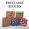 Minecraft Foldable Blocks