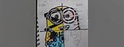 Minion Drawing Drip Effect